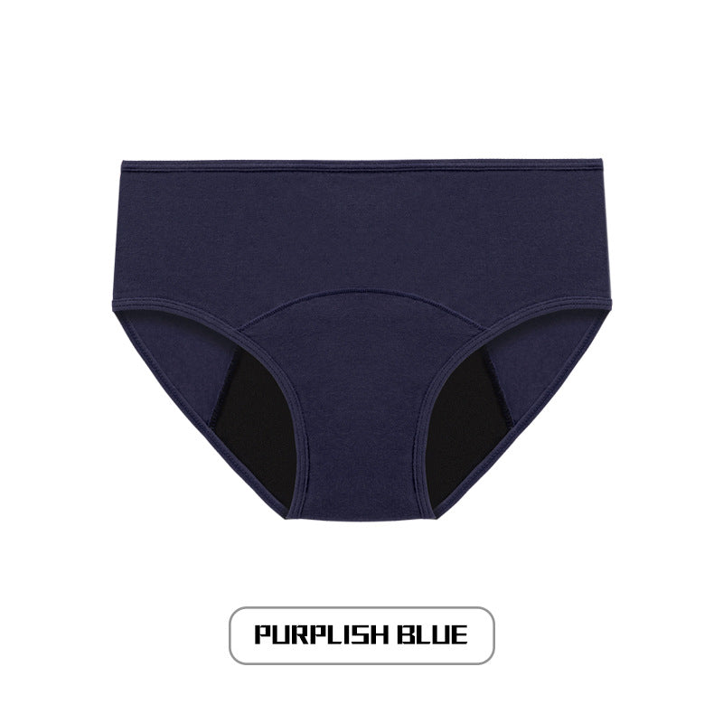 Large size menstrual period underwear for women, leak-proof and safe menstrual period pants, low waist and pure cotton sanitary pants